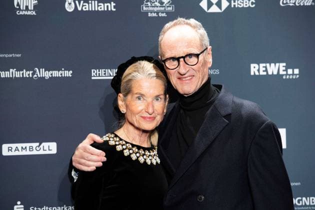 Matteo THUN, architect, with his wife Susanne German Sustainability Award ceremony in Duesseldorf on 29 11 2024