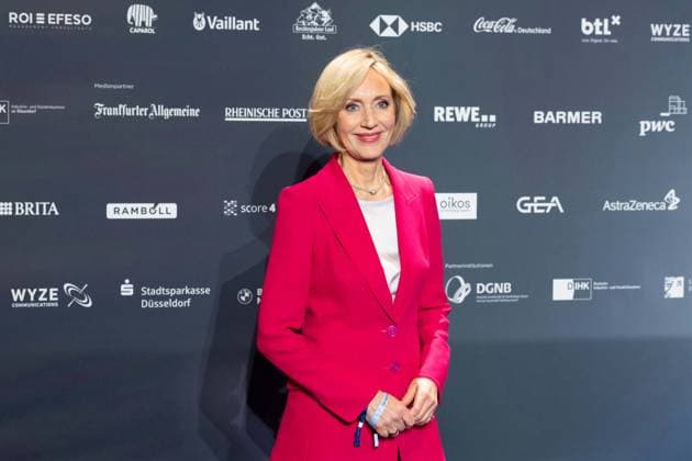 Petra GERSTER, presenter, German Sustainability Award ceremony in Duesseldorf on 29 11 2024