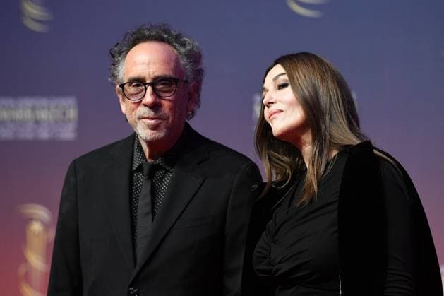 Marrakech Opening Ceremony Red Carpet Tim Burton and Monica Bellucci attending the Opening Ceremony red carpet during the 21st Marrakech International Film Festival in Marrakech, Morocco on November 29, 2024. Photo by Aurore Marechal ABACAPRESS.COM Marrakech Morocco  Copyright: xMarechalxAurore ABACAx