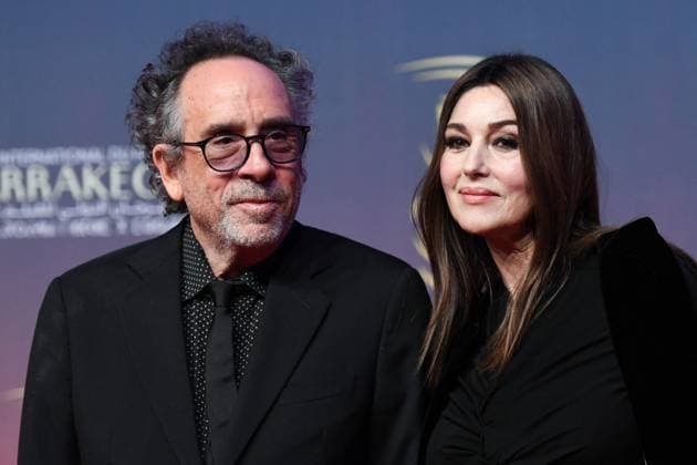 Entertainment Bilder des Tages Marrakech Opening Ceremony Red Carpet Tim Burton and Monica Bellucci attending the Opening Ceremony red carpet during the 21st Marrakech International Film Festival in Marrakech, Morocco on November 29, 2024. Photo by Aurore Marechal ABACAPRESS.COM Marrakech Morocco  Copyright: xMarechalxAurore ABACAx