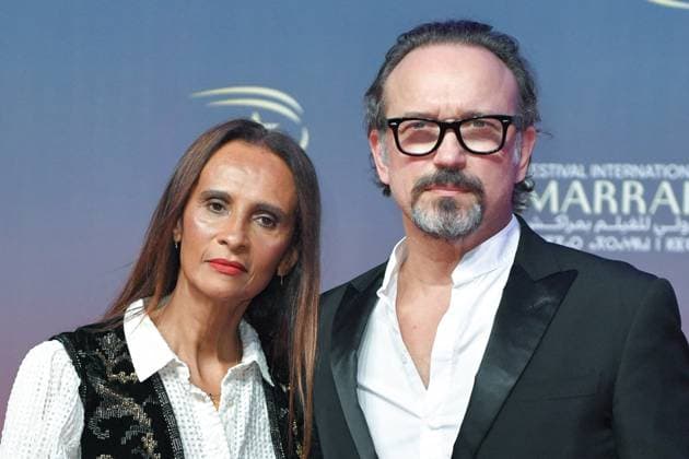 Marrakech Opening Ceremony Red Carpet Vincent Perez and Karine Silla-Perez attending the Opening Ceremony red carpet during the 21st Marrakech International Film Festival in Marrakech, Morocco on November 29, 2024. Photo by Aurore Marechal ABACAPRESS.COM Marrakech Morocco  Copyright: xMarechalxAurore ABACAx
