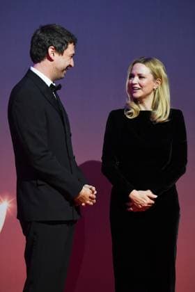 Marrakech Opening Ceremony Red Carpet Santiago Mitre and Virginie Efira attending the Opening Ceremony red carpet during the 21st Marrakech International Film Festival in Marrakech, Morocco on November 29, 2024. Photo by Aurore Marechal ABACAPRESS.COM Marrakech Morocco  Copyright: xMarechalxAurore ABACAx