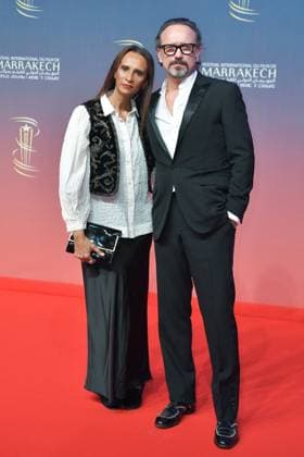 Marrakech Opening Ceremony Red Carpet Vincent Perez and Karine Silla-Perez attending the Opening Ceremony red carpet during the 21st Marrakech International Film Festival in Marrakech, Morocco on November 29, 2024. Photo by Aurore Marechal ABACAPRESS.COM Marrakech Morocco  Copyright: xMarechalxAurore ABACAx