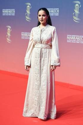 Marrakech Opening Ceremony Red Carpet Nadia Kounda attending the Opening Ceremony red carpet during the 21st Marrakech International Film Festival in Marrakech, Morocco on November 29, 2024. Photo by Aurore Marechal ABACAPRESS.COM Marrakech Morocco  Copyright: xMarechalxAurore ABACAx