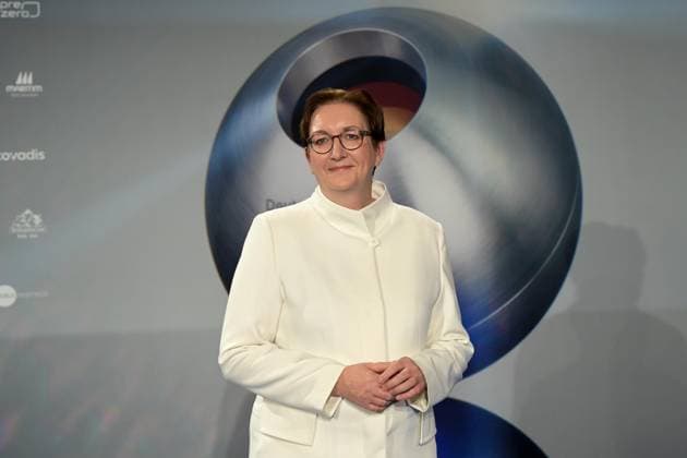 German Sustainability Award 2024 on 29 11 2024 at the Maritim Hotel in Düsseldorf Klara Geywitz Federal Minister for Housing, Urban Development and Construction xJFx