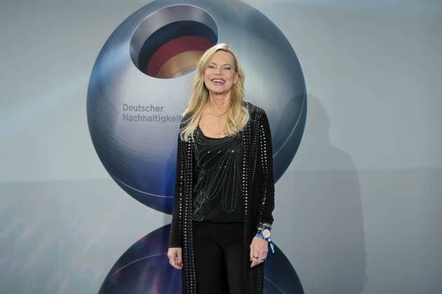 German Sustainability Award 2024 on 29 11 2024 at the Maritim Hotel in Düsseldorf Nina Ruge Presenter xJFx