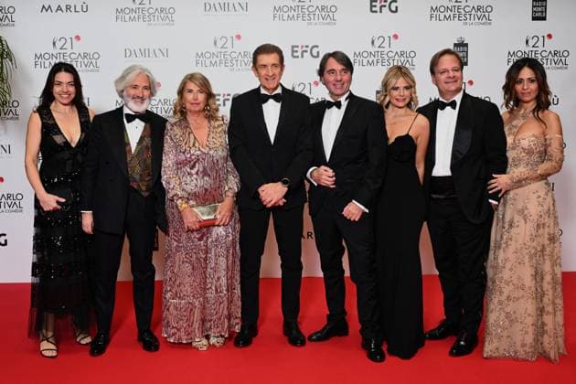 Monte-Carlo Film Festival de la Comedie, Preisverleihung 21st Montecarlo Film Festival - Res Carpet Awards Ceremony. 21st Montecarlo Film Festival - Res Carpet Awards Ceremony. In the photo Ezio Greggio, sponsor Monte Carlo  Copyright: xIPA ABACAx