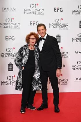 Monte-Carlo Film Festival de la Comedie, Preisverleihung 21st Montecarlo Film Festival - Res Carpet Awards Ceremony. 21st Montecarlo Film Festival - Res Carpet Awards Ceremony. In the photo Ezio Greggio, Andréa Ferréol Monte Carlo  Copyright: xIPA ABACAx
