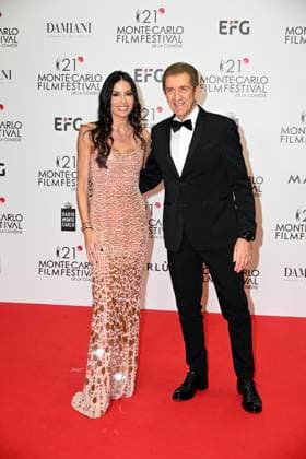 Monte-Carlo Film Festival de la Comedie, Preisverleihung 21st Montecarlo Film Festival - Res Carpet Awards Ceremony. 21st Montecarlo Film Festival - Res Carpet Awards Ceremony. In the photo Elisabetta Gregoraci, Ezio Greggio Monte Carlo  Copyright: xIPA ABACAx