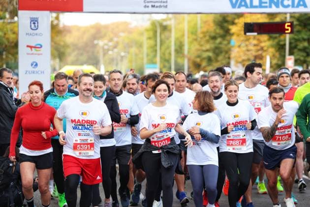 Entertainment Themen der Woche KW48 News Bilder des Tages Race Madrid runs for Valencia The Minister of Culture, Tourism and Sport, Mariano de Paco 2i , and the President of the Community of Madrid, Isabel Díaz Ayuso c , during the race Madrid runs for Valencia, on December 1, 2024, in Madrid Spain The race is an event promoted by the Community of Madrid and organized by the MAPOMA Sports Association The funds raised from the bibs will go to those affected by the DANA, for the repair of damages and reconstruction after the storm, as well as to honor the victims and the people who have mobilized to help in the rescue and cleanup work 01 DECEMBER 2024 CARRERA VALENCIA SOLIDARIA RECAUDACIÓN Madrid Madrid Spain  Copyright: xRicardoxRubiox 6378384