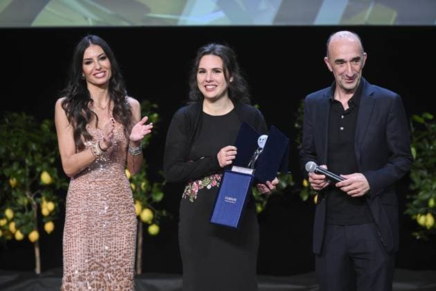 Monte Carlo: Montecarlo, 21st Montecarlo Film Festival - Award Ceremony In the photo: Elisabetta Gregoracci Monte Carlo  - ZUMAp169 20241201_zea_p169_107 Copyright: xManuelexMangiarottix
