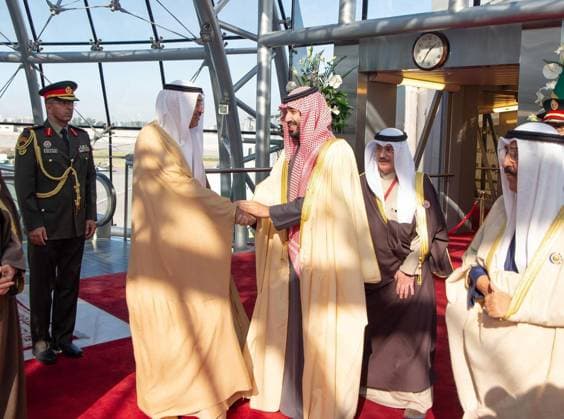 Saudi Crown Prince Mohammed bin Salman arrives in Kuwait, and is received by the Emir of Kuwait, Meshal Al-Ahmad Al-Jaber Al-Sabah Saudi Crown Prince Mohammed bin Salman arrives in Kuwait, and is received by the Emir of Kuwait, Meshal Al-Ahmad Al-Jaber Al-Sabah, to head the Kingdom of Saudi Arabia s delegation to the 45th session of the Supreme Council of the Gulf Cooperation Council, Kuwait, on December 1, 2024. Photo by Saudi Press Agency Kuwait Kuwait Kuwait 011224_Kuwait_SPA_00(1) Copyright: xapaimagesxSaudixPressxAgencyx xapaimagesx