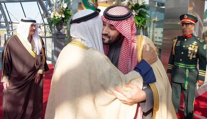 Saudi Crown Prince Mohammed bin Salman arrives in Kuwait, and is received by the Emir of Kuwait, Meshal Al-Ahmad Al-Jaber Al-Sabah Saudi Crown Prince Mohammed bin Salman arrives in Kuwait, and is received by the Emir of Kuwait, Meshal Al-Ahmad Al-Jaber Al-Sabah, to head the Kingdom of Saudi Arabia s delegation to the 45th session of the Supreme Council of the Gulf Cooperation Council, Kuwait, on December 1, 2024. Photo by Saudi Press Agency Kuwait Kuwait Kuwait 011224_Kuwait_SPA_00(3) Copyright: xapaimagesxSaudixPressxAgencyx xapaimagesx