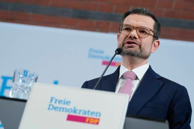 Pressekonferenz, FDP, Marco Buschmann Pressekonferenz, FDP, Hans-Dietrich-Genscher-Haus, designierter FDP-Generalsekretär Marco Buschmann Berlin Berlin GER *** Press conference, FDP, Marco Buschmann Press conference, FDP, Hans Dietrich Genscher Haus, designated FDP Secretary General Marco Buschmann Berlin Berlin GER