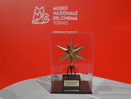 Turin, Italy Zoe Saldana receives the Stella della Mole Award at the National Cinema Museum In the photo:Stella della Mole Award Zoe Saldana  Copyright: xNickxZonnax xipa-agency.netx xNickxZonnax IPA_Agency_IPA52044459