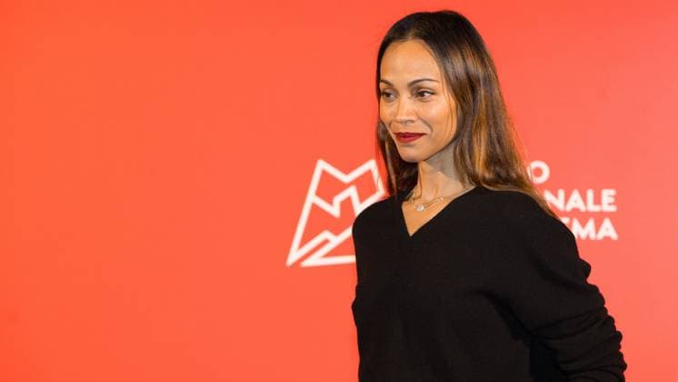 : Turin, Italy. 3rd December 2024. Actress Zoe Saldana receives Stella della Mole award at Italian National Museum of Cinema in Turin (Italy)  - ZUMAp169 20241202_zea_p169_1740 Copyright: xMarcoxDestefanisx