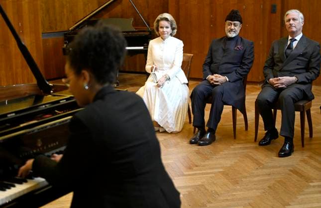 Entertainment Themen der Woche KW49 Entertainment Bilder des Tages State Visit of HM the Sultan of Oman to Belgium (Day 2) BRUSSELS, BELGIUM - DECEMBER 04 : State Visit of HM the Sultan of Oman to Belgium (Day 2) - Lunch offered by the Governor of Walloon Brabant at the Queen Elisabeth Music Chapel and short musical moment on December 4, 2024 in Brussels, Belgium, 04 12 2024 Brussels Belgium  Copyright: xDidierxLebrunx