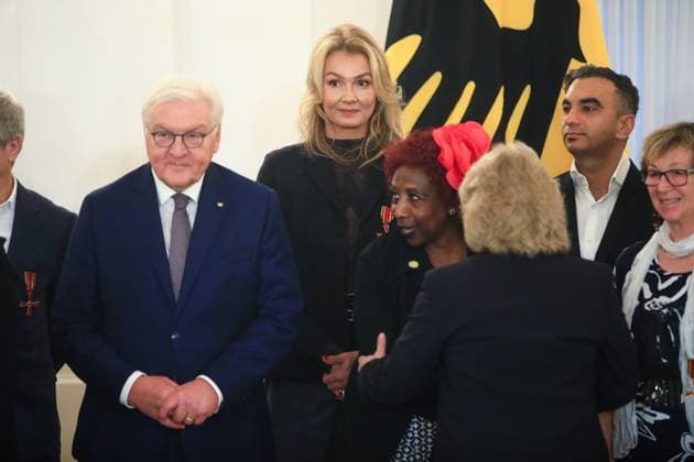 Awarding of the Order of Merit on the Day of Honorary Office Berlin, 4 12 2024 Franziska van Almsick at the awarding of the Order of Merit on the Day of Honorary Office Berlin Germany Copyright: xPictureteamx