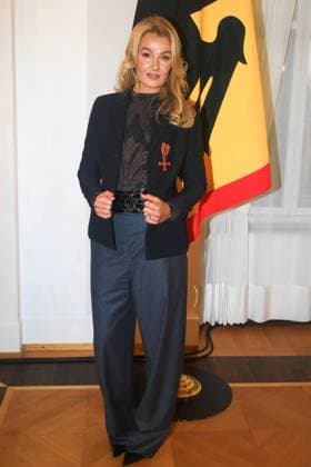 Awarding of the Order of Merit on the Day of Honorary Office Berlin, 4 12 2024 Franziska van Almsick at the awarding of the Order of Merit on the Day of Honorary Office Berlin Germany Copyright: xPictureteamx