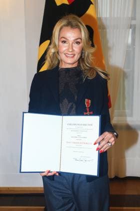 Awarding of the Order of Merit on the Day of Honorary Office Berlin, 4 12 2024 Franziska van Almsick at the awarding of the Order of Merit on the Day of Honorary Office Berlin Germany Copyright: xPictureteamx