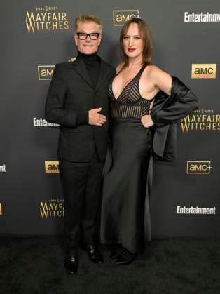 AMC s Anne Rice s Mayfair Witches S2 Red Carpet 05 December 2024 - Hollywood, California - Harry Hamlin and Jen Richards. AMC s Anne Rice s Mayfair Witches S2 Red Carpet at Masonic Lodge at Hollywood Forever Cemeter. Photo Credit: Billy Bennight AdMedia Hollywood California United States EDITORIAL USE ONLY  Copyright: xx BillyxBennightx admphotostwo905973