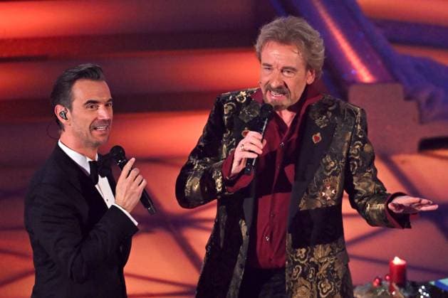 30.11.2024: Auftritt von Thomas Gottschalk und Florian Silbereisen bei der ARD Show - Das Adventsfest der 100.000 Lichter 2024 - aus dem Congress Centrum in Suhl Deutschland, *** 30 11 2024 Appearance of Thomas Gottschalk and Florian Silbereisen at the ARD show Das Adventsfest der 100 000 Lichter 2024 from the Congress Centrum in Suhl Germany,