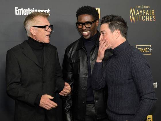 December 5, 2024, Hollywood, California, USA: Harry Hamlin, Tongayi Chirisa and Ben Feldman attend AMC s Anne Rice s Mayfair Witches Season 2 Red Carpet. Hollywood USA - ZUMAb173 20241205_aap_b173_159 Copyright: xBillyxBennightx