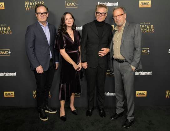 December 5, 2024, Hollywood, California, USA: (L-R) Dan McDermott, Kristin Dolan, Harry Hamlin, and Mark Johnson attend AMC s Anne Rice s Mayfair Witches Season 2 Red Carpet. Hollywood USA - ZUMAb173 20241205_aap_b173_160 Copyright: xBillyxBennightx