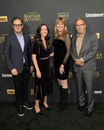 December 5, 2024, Hollywood, California, USA: (L-R) Dan McDermott, Kristin Dolan, Esta Spalding and Mark Johnson attends AMC s Anne Rice s Mayfair Witches Season 2 Red Carpet. Hollywood USA - ZUMAb173 20241205_aap_b173_175 Copyright: xBillyxBennightx