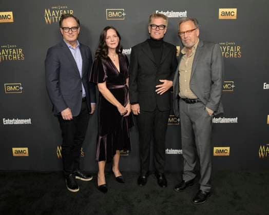 December 5, 2024, Hollywood, California, USA: (L-R) Dan McDermott, Kristin Dolan, Harry Hamlin, and Mark Johnson attend AMC s Anne Rice s Mayfair Witches Season 2 Red Carpet. Hollywood USA - ZUMAb173 20241205_aap_b173_183 Copyright: xBillyxBennightx