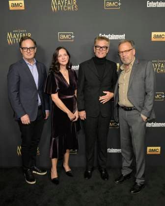 December 5, 2024, Hollywood, California, USA: (L-R) Dan McDermott, Kristin Dolan, Harry Hamlin, and Mark Johnson attend AMC s Anne Rice s Mayfair Witches Season 2 Red Carpet. Hollywood USA - ZUMAb173 20241205_aap_b173_188 Copyright: xBillyxBennightx