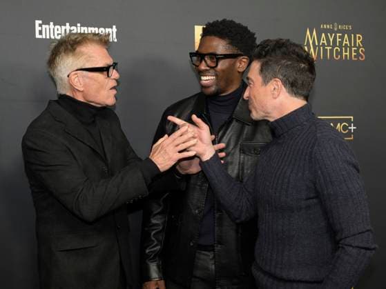 December 5, 2024, Hollywood, California, USA: Harry Hamlin, Tongayi Chirisa and Ben Feldman attend AMC s Anne Rice s Mayfair Witches Season 2 Red Carpet. Hollywood USA - ZUMAb173 20241205_aap_b173_155 Copyright: xBillyxBennightx