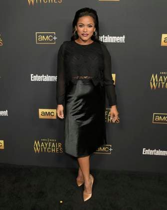 December 5, 2024, Hollywood, California, USA: Vivian Lamolli attends AMC s Anne Rice s Mayfair Witches Season 2 Red Carpet. Hollywood USA - ZUMAb173 20241205_aap_b173_148 Copyright: xBillyxBennightx