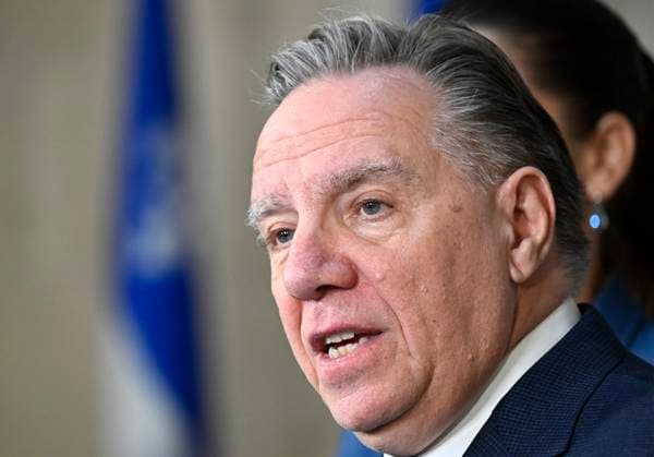 December 6, 2024, Quebec, Pq, Canada: Quebec Premier Francois Legault speaks during a news conference at the PremieröÄÃ s office in Quebec City, Friday, December 6, 2024. Quebec Canada  - ZUMAc35_ 20241206_zaf_c35_063 Copyright: xJacquesxBoissinotx