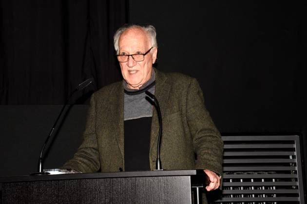 Werner Herzog Director Laudator Munich 06 12 2024 Filmmuseum Jakobsplatz Werner Herzog Film Award 2024 Presentation to Harley Chamandy Canadian director for the film ALLEN SUNSHINE¨ ¨¨¨¨¨ Munich
