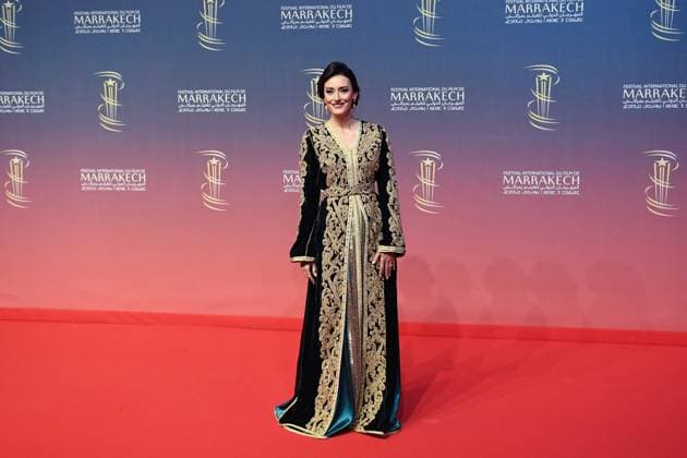 Marrakech Closing Red Carpet Nabila Kilani attending the Closing Red Carpet during the 21st Marrakech International Film Festival in Marrakech, Morocco on December 07, 2024. Photo by Aurore Marechal ABACAPRESS.COM Marrakech Morocco  Copyright: xMarechalxAurore ABACAx