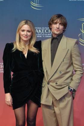 Marrakech Closing Red Carpet Virginie Efia and Niels Schneider attending the Closing Red Carpet during the 21st Marrakech International Film Festival in Marrakech, Morocco on December 07, 2024. Photo by Aurore Marechal ABACAPRESS.COM Marrakech Morocco  Copyright: xMarechalxAurore ABACAx