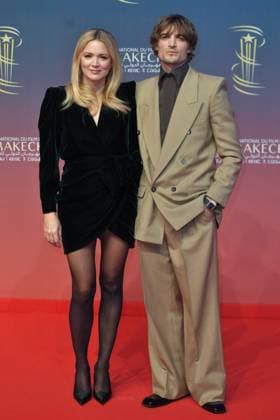 Marrakech Closing Red Carpet Virginie Efia and Niels Schneider attending the Closing Red Carpet during the 21st Marrakech International Film Festival in Marrakech, Morocco on December 07, 2024. Photo by Aurore Marechal ABACAPRESS.COM Marrakech Morocco  Copyright: xMarechalxAurore ABACAx