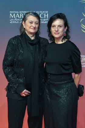 Marrakech Closing Red Carpet Sandrine Brauer and Marie Masmonteil attending the Closing Red Carpet during the 21st Marrakech International Film Festival in Marrakech, Morocco on December 07, 2024. Photo by Aurore Marechal ABACAPRESS.COM Marrakech Morocco  Copyright: xMarechalxAurore ABACAx