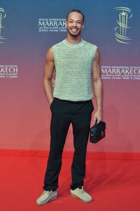 Marrakech Closing Red Carpet Melvin Boomer attending the Closing Red Carpet during the 21st Marrakech International Film Festival in Marrakech, Morocco on December 07, 2024. Photo by Aurore Marechal ABACAPRESS.COM Marrakech Morocco  Copyright: xMarechalxAurore ABACAx