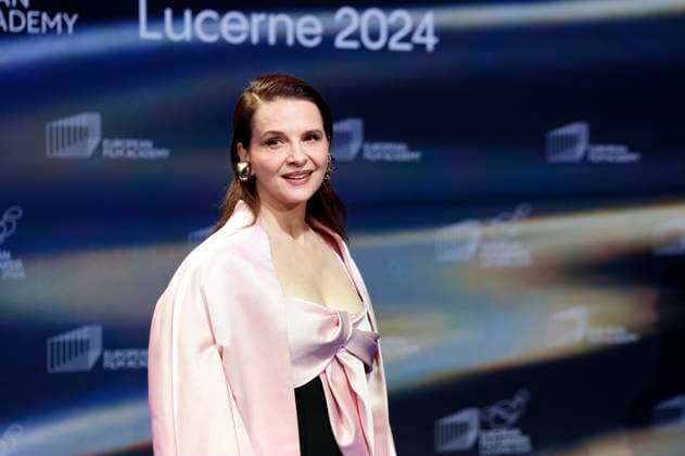 Bilder des Jahres 2024, Entertainment 12 Dezember Entertainment Themen der Woche KW49 Juliette Binoche bei der Verleihung des 37. Europäischen Filmpreises 2024 im Kultur- und Kongresszentrum Luzern. Luzern, 07.12.2024 *** Juliette Binoche at the presentation of the 37 European Film Awards 2024 at the Lucerne Culture and Convention Center Lucerne, 07 12 2024 Foto:xS.xGabschx xFuturexImagex efa_4206