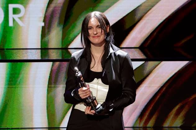 Frederikke Hoffmeier at the presentation of the 37 European Film Awards 2024 at the Lucerne Culture and Convention Center Lucerne, 07 12 2024 Foto:xS.xGabschx xFuturexImagex efa_4337