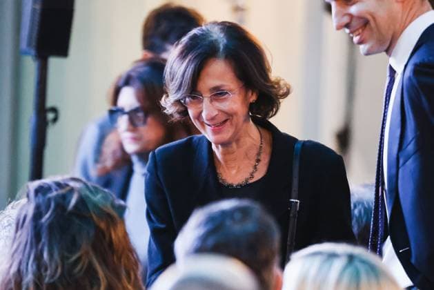 Milan, The award ceremony of the ISPI Prize 2024 to Mario Draghi. In the photo: Marta Cartabia  Copyright: xAlessandroxBremecx xipa-agency.netx xx IPA_Agency_IPA52266725