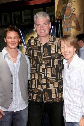 RECORD DATE NOT STATED Matt Lanter with Tom Kane and James Arnold Taylor at the U.S. Premiere of Star Wars The Clone Wars . Egyptian Theatre, Hollywood, CA. 08-10-08 , 11799688.jpg, famous, talent, people, celebrity, person, fame, star, entertainment, popular, event,