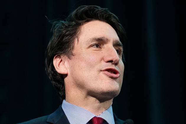 December 10, 2024, Ottawa, On, Canada: Prime Minister Justin Trudeau delivers remarks at the annual Equal Voice gala in Ottawa, on Tuesday, Dec. 10, 2024. Ottawa Canada  - ZUMAc35_ 20241210_zaf_c35_047 Copyright: xSpencerxColbyx