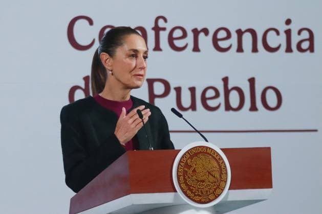 Mexico s President, Claudia Sheinbaum Pardo, speaking during a briefing conference where talk about the process of electing the judges at the National Palace. on December 11, 2024 in Mexico City, Mexico. Mexico City Mexico - ZUMAe321 20241211_zia_e321_016 Copyright: xCarlosxSantiagox
