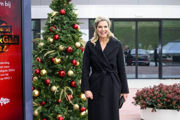 Leusden, The Netherlands, 2024-12-12 12:49:18 LEUSDEN, 12-12-2024, AFAS Theater Recordings of the Christmas Music Gala 2024. Young musical creatives join forces with famous artists. Special guest is the honorary chair of the More Music in the Classroom foundation: Queen Maxima PHOTO: NLBeeld Patrick van Emst Credit: NL Beeld Patrick van Emst  Copyright: xx x