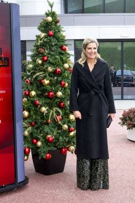 Leusden, The Netherlands, 2024-12-12 12:49:12 LEUSDEN, 12-12-2024, AFAS Theater Recordings of the Christmas Music Gala 2024. Young musical creatives join forces with famous artists. Special guest is the honorary chair of the More Music in the Classroom foundation: Queen Maxima PHOTO: NLBeeld Patrick van Emst Credit: NL Beeld Patrick van Emst  Copyright: xx x