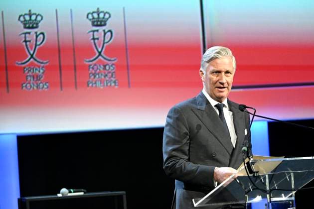 King Philippe attends the Belgodyssée awards ceremony BRUSSELS, BELGIUM - DECEMBER 12 : King Philippe attends the Belgodyssée awards ceremony at The Egg in Brussels. This latest edition marks an important milestone, as it celebrates the 20th anniversary of the renowned competition for young journalistic talent on December 12, 2024 in Brussels, Belgium, 12 12 2024 Brussels Belgium  Copyright: xDidierxLebrunx