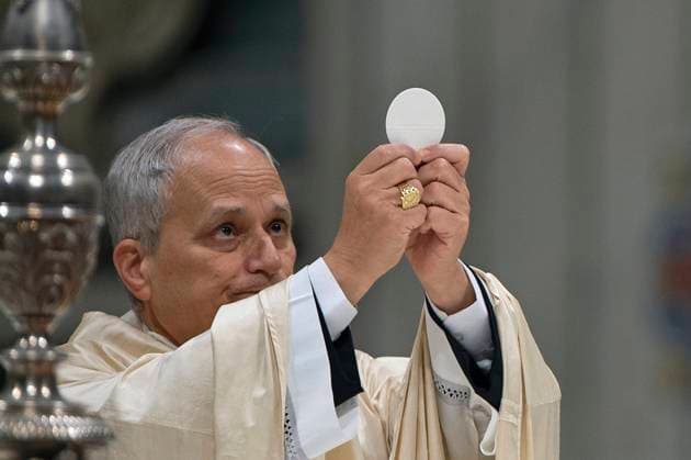 ITALY - POPE FRANCIS PRESIDES OVER THE MASS FOR OUR LADY OF GUADALUPE IN ST PETER S BASILICA AT THE VATICAN - 2024 12 12 Italy, Rome, Vatican, 2024 12 12 S.E. Robert Francis Prevost celebrates a mass for Our Lady of Guadalupe in St. Peter s Basilica at the Vatican City . EDITORIAL USE ONLY - NO BOOKS Copyright: xALESSIAxGIULIANIx